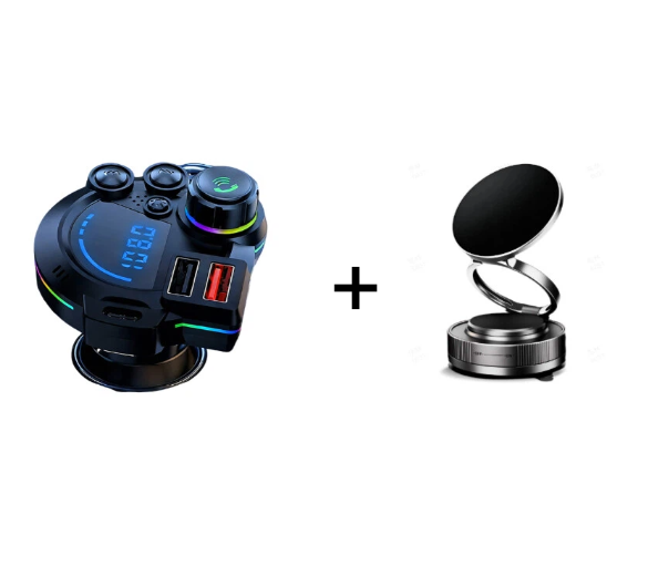 📻 55% OFF NOW! 🚗 Universal Dual-Port Car FM Bluetooth Transmitter – Wireless Music, Hands-Free Calling & Dual USB Charger 🔌