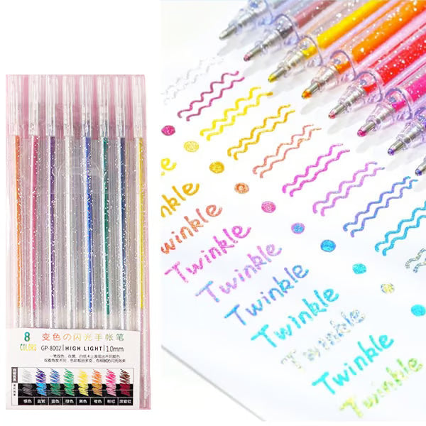 🎅Christmas Special Deals⚡50K+ SOLD!🎁Glitter Gel Pen Set-Unique Stunning Colors|Up to 55% OFF!