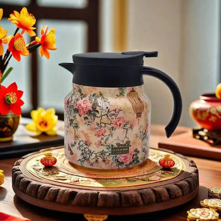 🔥HOT SALE UP TO 50% OFF🔥1000ml Vacuum Insulated Teapot with Strainer