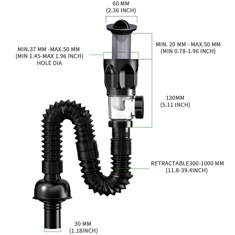 🌀Final Reduction – Buy 2 get 60% off|Telescoping Anti-odor Drain Pipe