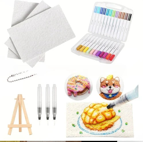 🎄Special Surprise Offer 🎁Buy 3 Get 2 Free!🔮Master the magic of painting!👩🎨Foam Texture Painting Paper🎁