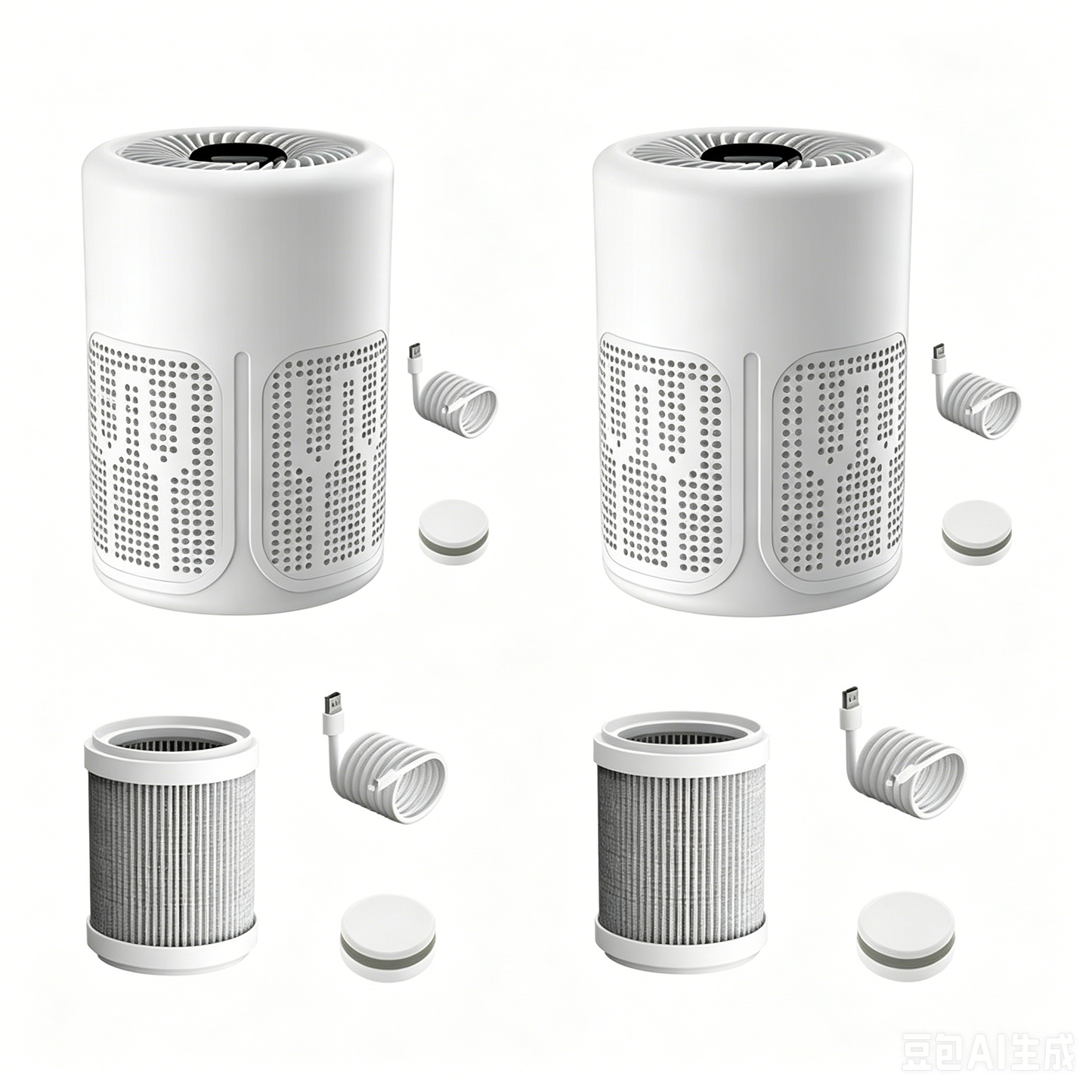 🔥 Compact home air purifier – 2026 bestseller – Quiet, energy-efficient, and perfect for allergy sufferers, dust, and pet hair 🏠