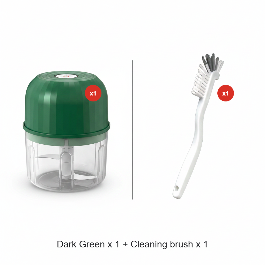 🔥Limited Time 47% OFF🔥Wireless Efficient Electric Mini Food Chopper🧑🍳– Robust Motor, Smart Design & Stainless Steel Blades⏱️🔪
