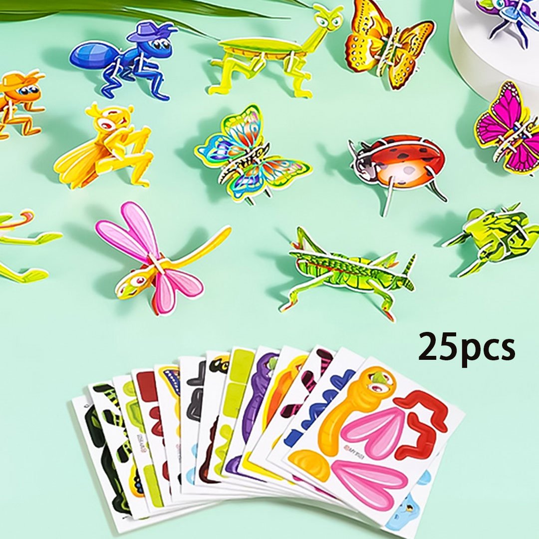 🦖 47% OFF! 🧩 EDUCATIONAL 3D PUZZLE - 50-Piece Cartoon Dinosaur Set with Vibrant Colors, Develops Creativity & Spatial Thinking for Ages 4+ 🎨✨