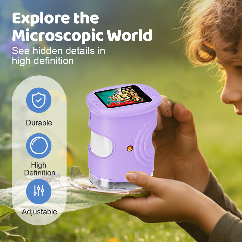 🎁Free Shipping + 50% OFF 🔥Handheld Pocket Microscope for Kids-Nature teaches children best🐛