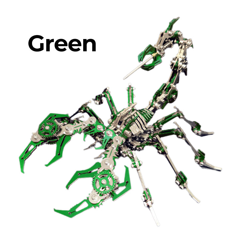 🛠️ 49% OFF NOW! 🦂 3D Scorpion Metal Puzzle – Mechanical Assembly Model, Challenging & Decorative 🧩⚙️