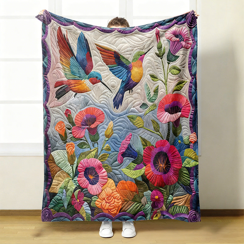 Cozy & Soft Floral Flannel Blanket