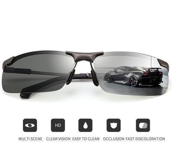 2026 Photochromic Sunglasses with Anti-glare Polarized Lens(🔥50% OFF)