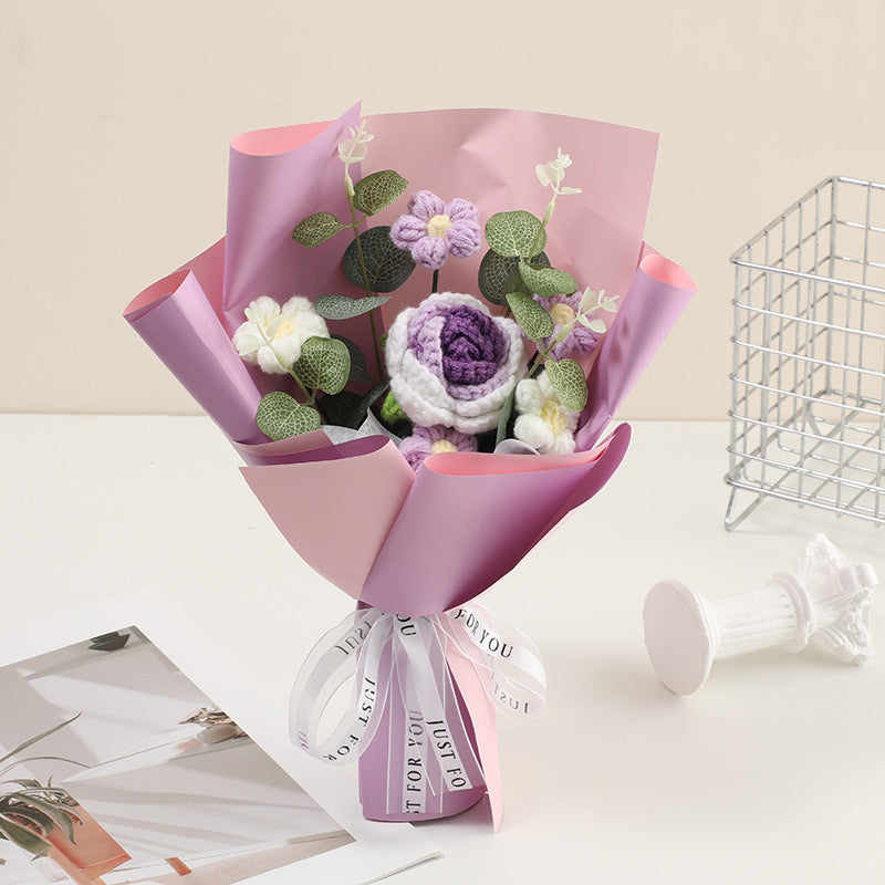š„ćMother's Day Special Offer!ćš„Handmade Delicate Crochet Flower Bouquet
