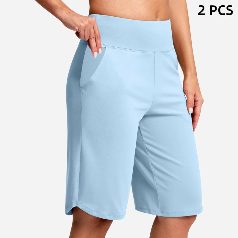 ⏰Last Day Sale 47% OFF🔥Women's High-Waist Yoga Shorts with Pockets