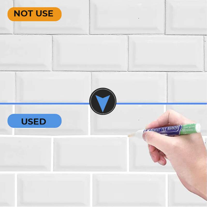 🥳2026 HOT SALE🥳💞50K+ SOLD!🛁✨ 50% OFF! Tile Grout Repair Coloured Pencil – Covers blackened, mouldy joints & restores like‑new colour. Water‑based, non‑toxic – a fresh look in minutes! 🖊️🧴
