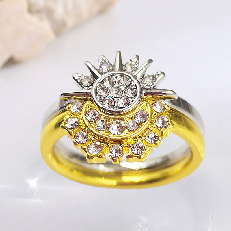 šCelestial Couple Ring Set