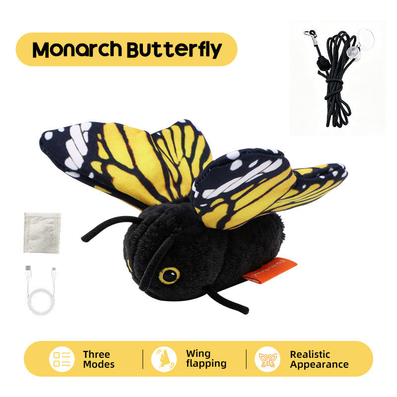 🦋🐱 Smart Sensing Flapping Butterfly Toy – 58% OFF! Motion-activated, realistic flight, interactive fun – keeps your cat engaged for hours. 🔥✨