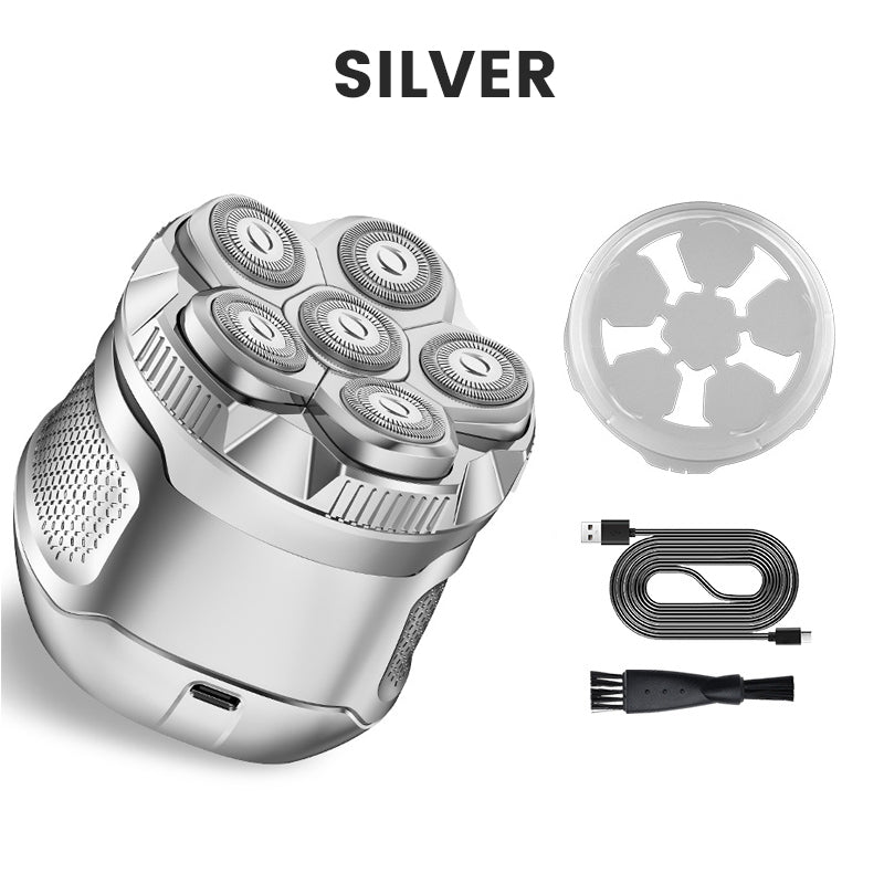 6D Waterproof Head Shaver Kit for Bald Men