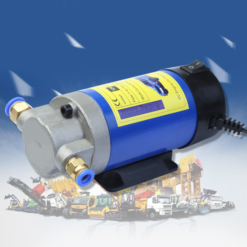 🥳2026 BESTSELLER🥾 Engine Oil Transfer Pump – Pure Copper Motor, Aluminum Alloy Pump Head – Coiled Spring Cable, Copper-Plated Clamps – 12V/24V – Portable! 🛡️💨