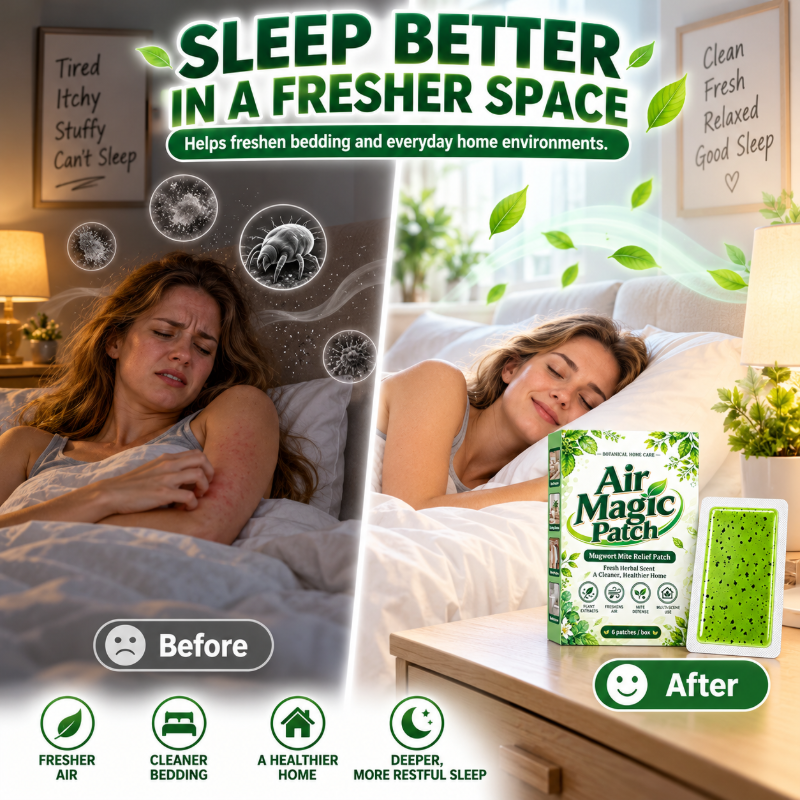 Long-Lasting Mugwort Mite Relief Patch-1 Pack (6 Patches)