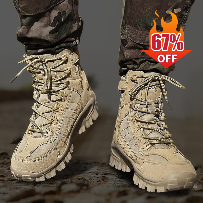 🥾 67%OFF LAST DAY + Free Shipping🔥 Tactical Sports Boots - Waterproof & Non-Slip Grip, Reinforced Toe for Outdoor/Training/Military Use ⚡📦