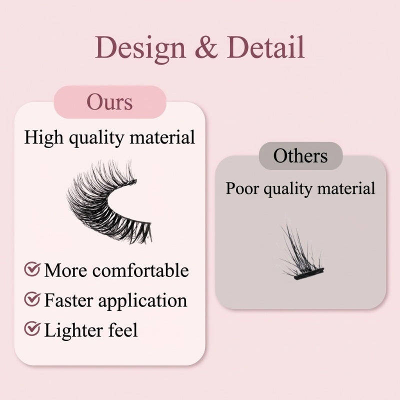 Waterproof & Reusable Self-Adhesive Eyelashes