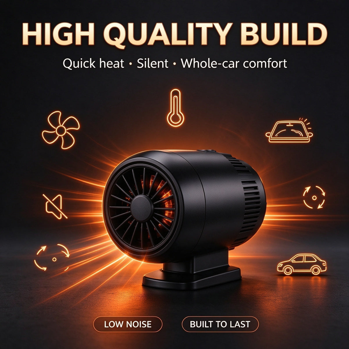 🔥2-in-1 Portable Car Heater and Windshield Defroster