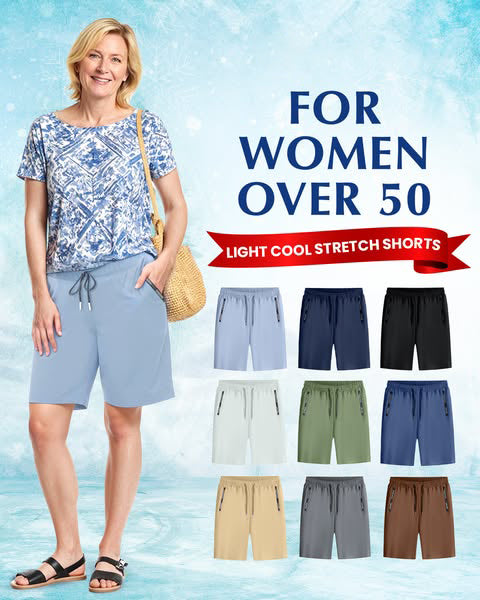 💝LAST DAY BUY 1 GET 1 FREE - Each Only £9.49!!💝Women's Ice Silk Quick Drying Stretch Shorts