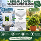 🌿 WINTER GARDEN ESSENTIAL | Plant Frost Protection Cover – Breathable Reusable Cover for Shrubs, Pots & Young Trees