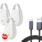 🔥Limited time offer Buy 3 get 2 free！🐦No more trouble from birds, beasts and locusts！Portable Ultrasonic Bird Repellent Keychain