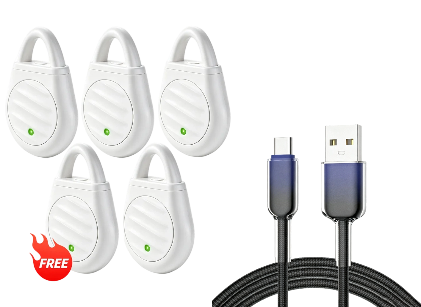 🔥Limited time offer Buy 3 get 2 free！🐦No more trouble from birds, beasts and locusts！Portable Ultrasonic Bird Repellent Keychain