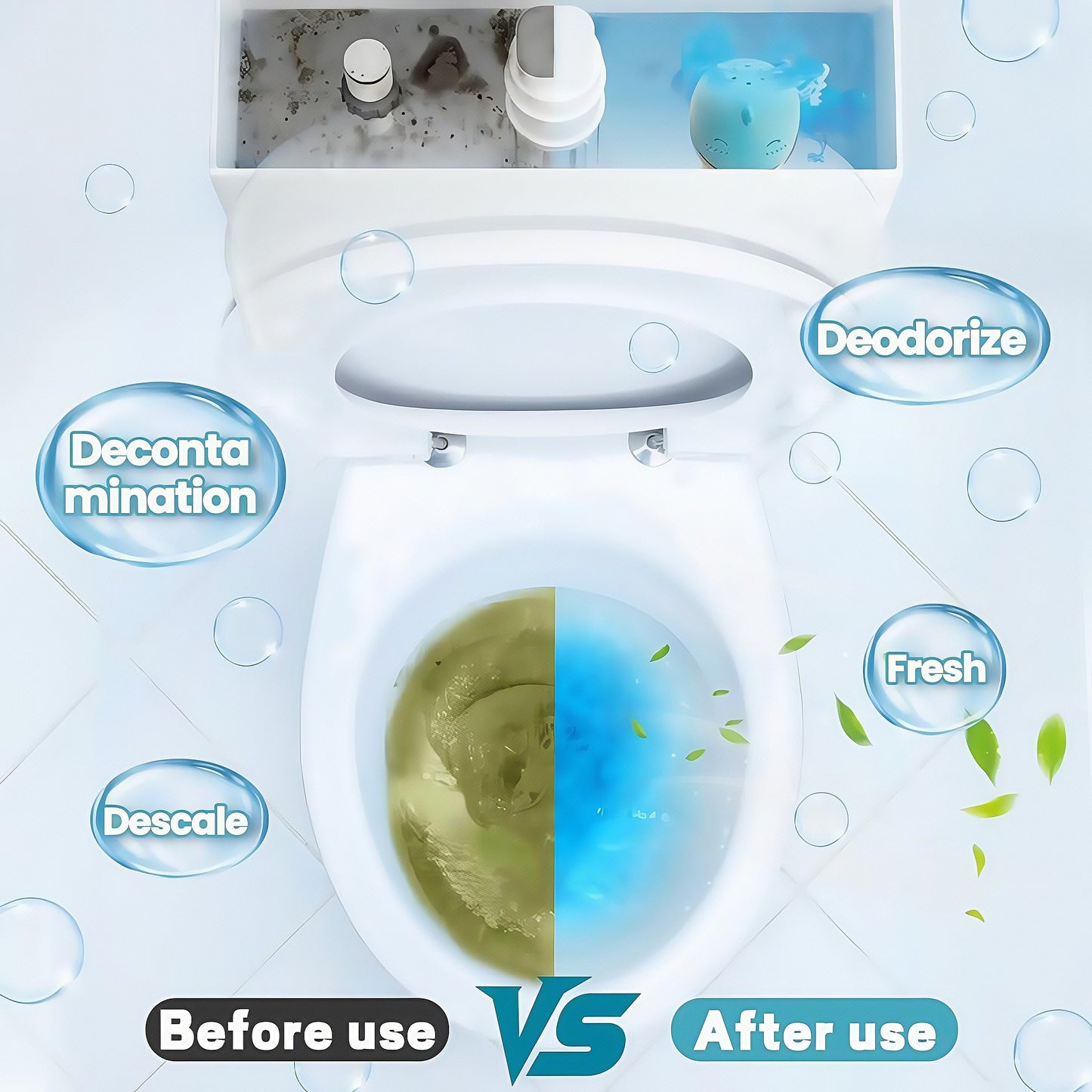 🔥HOT SALE🔥Magic Toilet Cleaning Deodorant – Remove Stains, Beat Bad Odors!