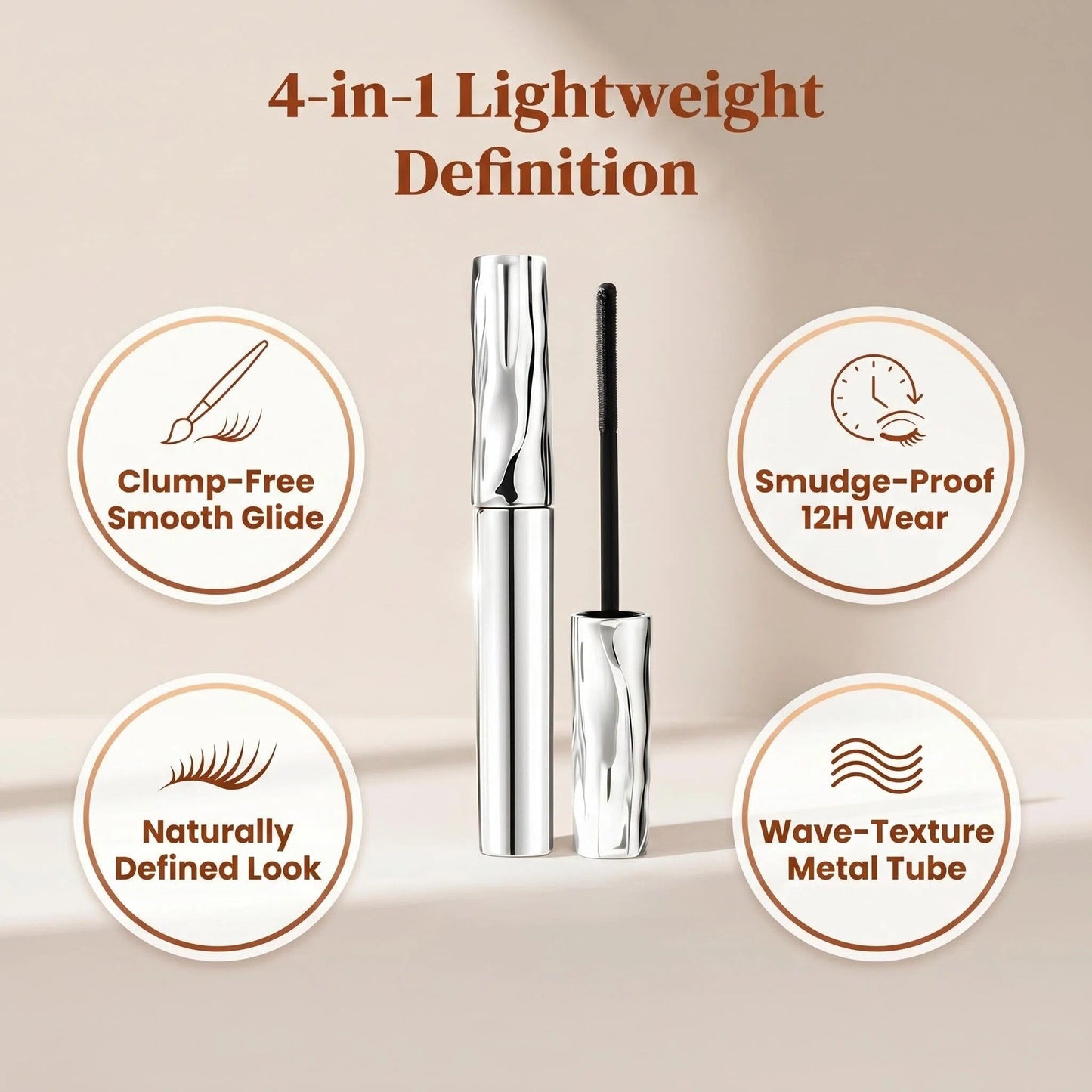✨LAST DAY BUY 1 GET 1 FREE!!✨Ultimate Waterproof & Sweatproof Lengthening & Curling Mascara👁️ 1