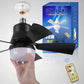 ⏳LAST DAY SALE 64% OFF🔥40W LED Ceiling Fan Light – 20.5” Ultra-Quiet with Remote 🎯 | E27 + FREE B22 Adapter 🔌 | For Bedroom 😴, Kitchen 👩‍🍳 & Garage 🛠️ – UK Ready! 🇬🇧