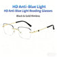 ⏳LAST DAY SALE ONLY￡9.99!!🔥Frameless Blue Light Blocking Glasses – Ultra-Light Titanium Build, Anti-Glare Lens 👓