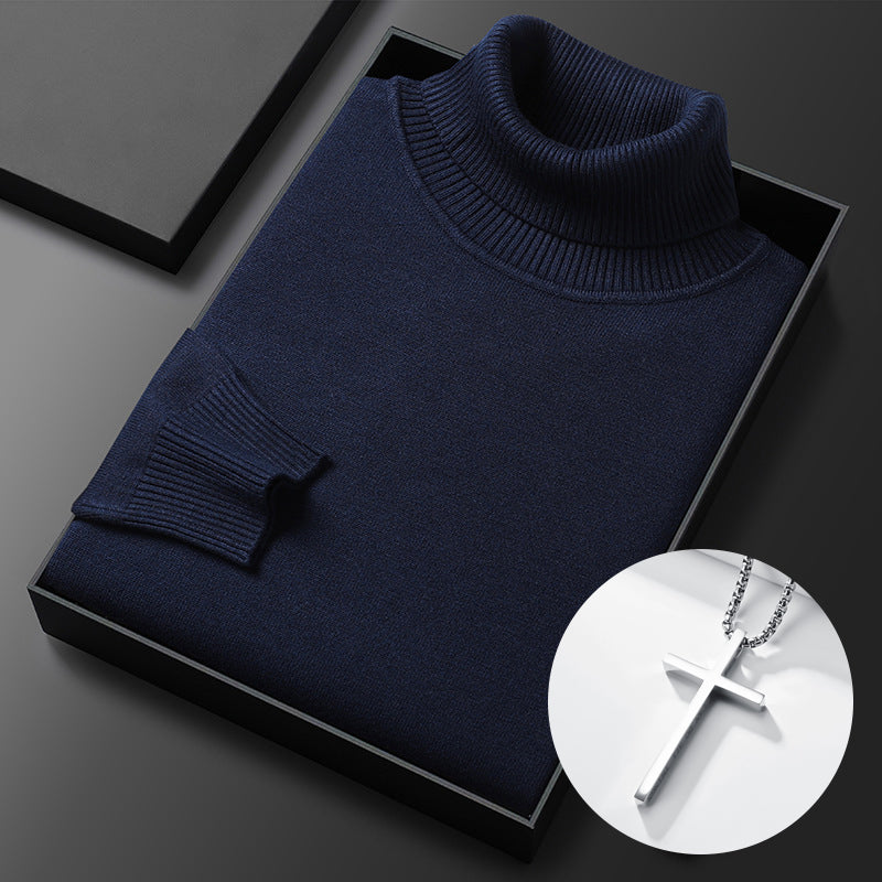 ⏳Black Friday Hot Sale!  ⏰Men's Solid Color Premium Turtleneck Sweater👔