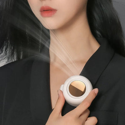 ⏳Summer Hot Sale: ONLY ￡11.99!!💞50K+ SOLD!💨2-in-1 Wearable Fan – Instantly Cools You by Up to 10°C | 24H Quiet Hands-Free Airflow🌀🌿