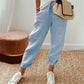 👖Casual Cotton and Linen Pants for Women – Breathable, High-Waisted & Ankle-Length Elegance🤍