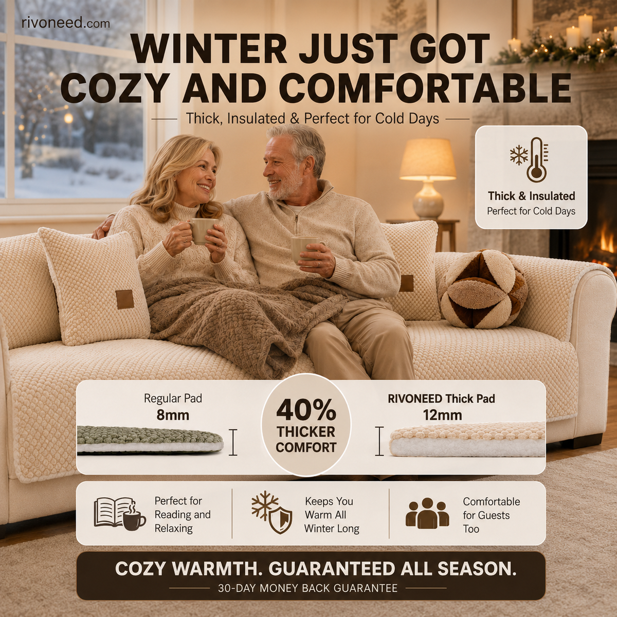 Thickened Non-Slip Washable Sofa Cover