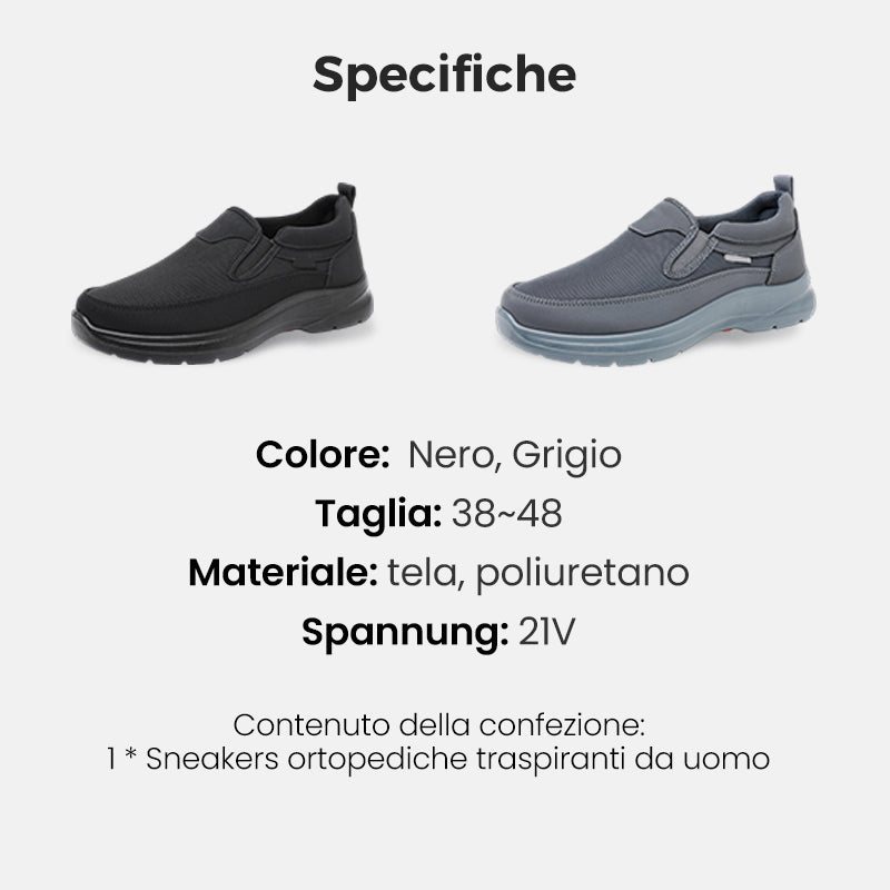 Men's Orthopedic Breathable Slip-On Sneakers