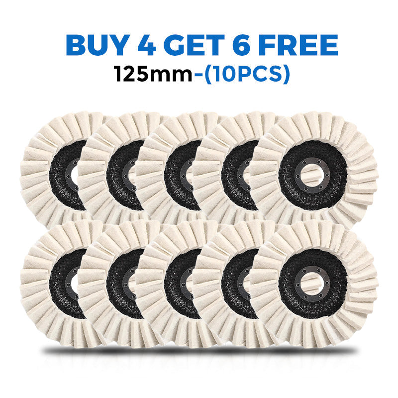 🎁Black Friday Sale - Limited time 53% OFF🎁✨Wool Felt Flap Polishing Disc