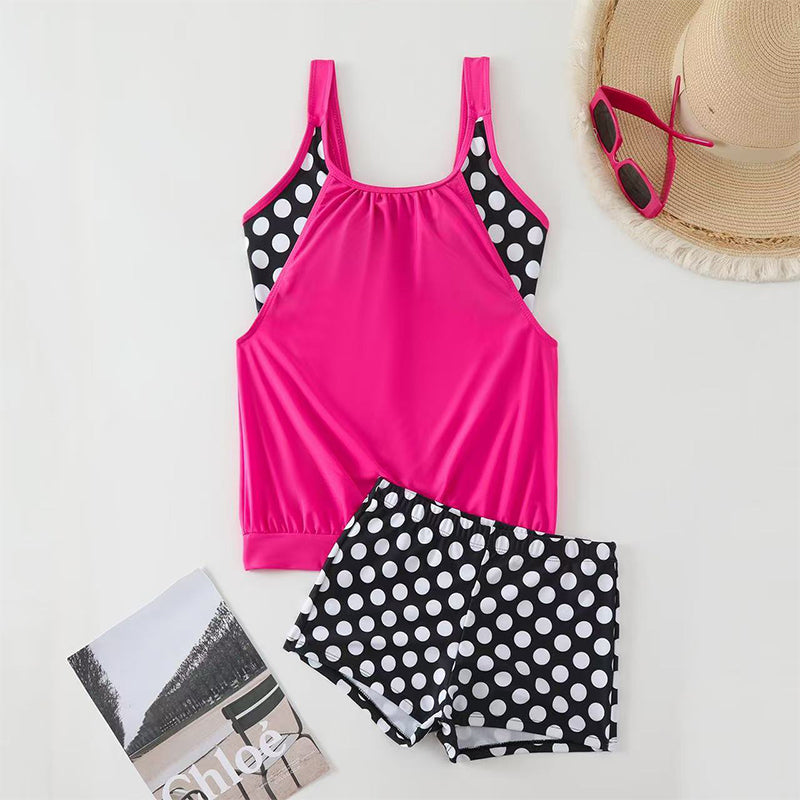 🏖️Summer Hot Sale - ONLY ￡15.99!!⚡50K+ SOLD!🌞🌊Women's Polka Dot Two Piece Swimsuit – Cute Dot Pattern, Comfort Fit & Stylish Beach Wear ☀️