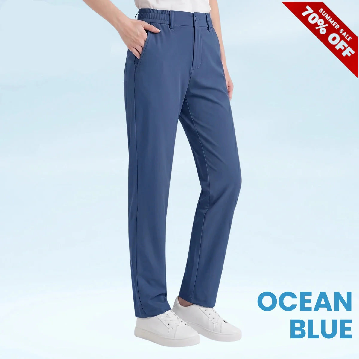 🔥2026 Hot Sale 55% OFF✨Unisex Ultra-thin Loose Casual Pants|🌴Cool-to-the-touch material+Contains spandex for greater elasticity