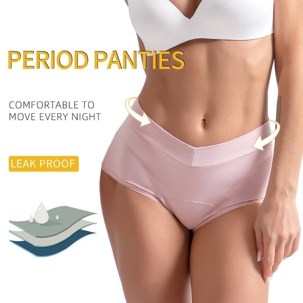 🥳2026 HOT SALE🥳💞50K+ SOLD!🛡️💧 50% OFF! High-Waisted Leak Proof Panties – Full coverage, no leaks. Soft & breathable, all-day confidence. 👙✨