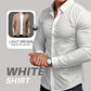 🔥Black-Friday-Mega-Angebot – 50 % Rabatt!🔥Men's Solid Color Lapel Long Sleeve Button-Down Shirts