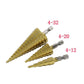 6 PCS Pagoda-Shaped Drill Bits Set with Storage Case