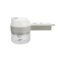 4-in-1 manual electric vegetable cutter set|Multifunction cordless food processor