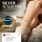 Adjustable Silver Bell Charm Bangle Bracelet