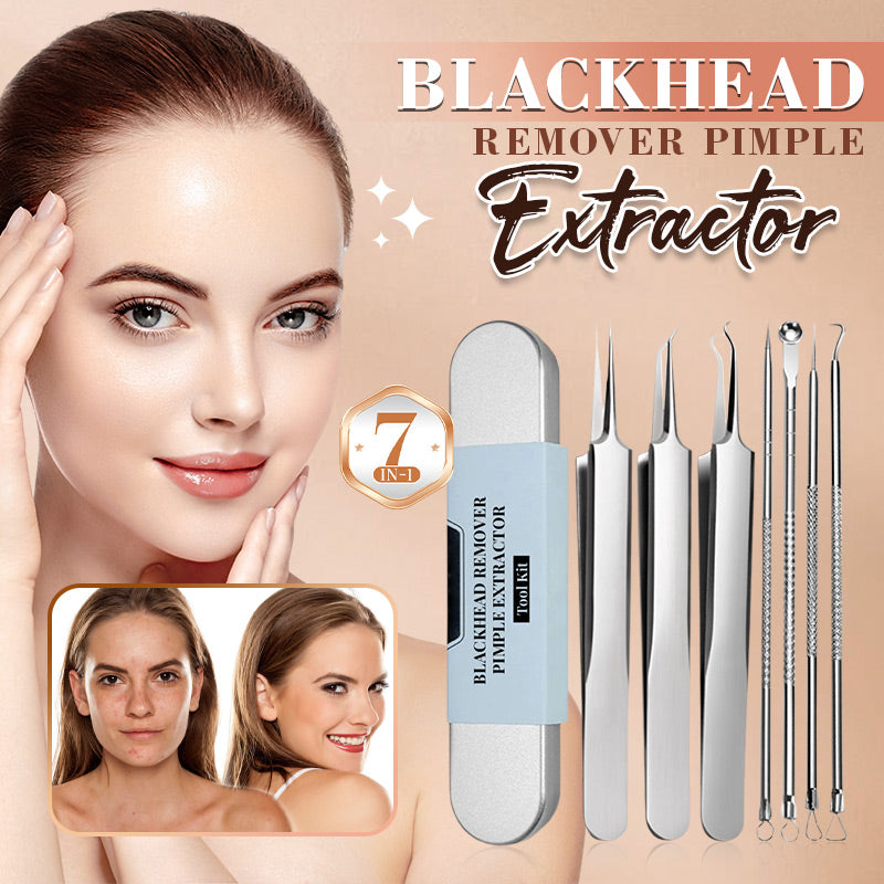 🔥Limit Time 50% OFF🔥Stainless Steel Blackhead Remover Tool Kit