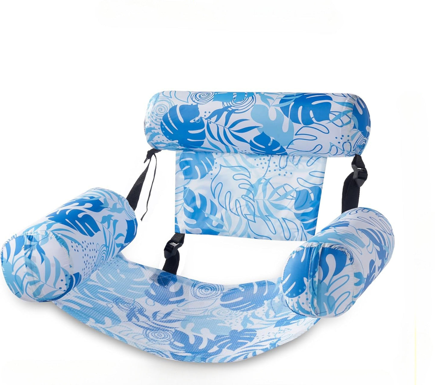 ⏳Time-Limited Special-50% off⏰Inflatable Floating Chair – Tropical Leaf & Ultra-Light 260g 🌊
