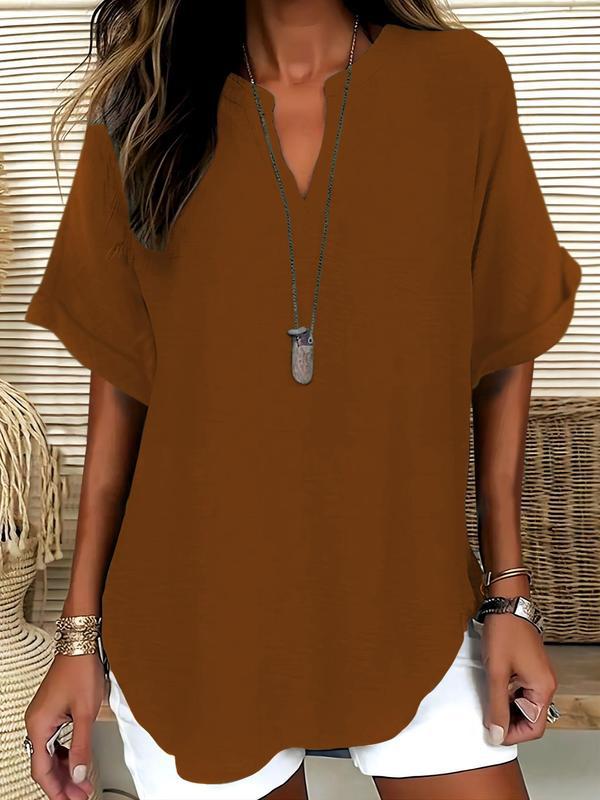 ⏳Limited-time 50% off⏰Fashion Loose Short Sleeve Top👚