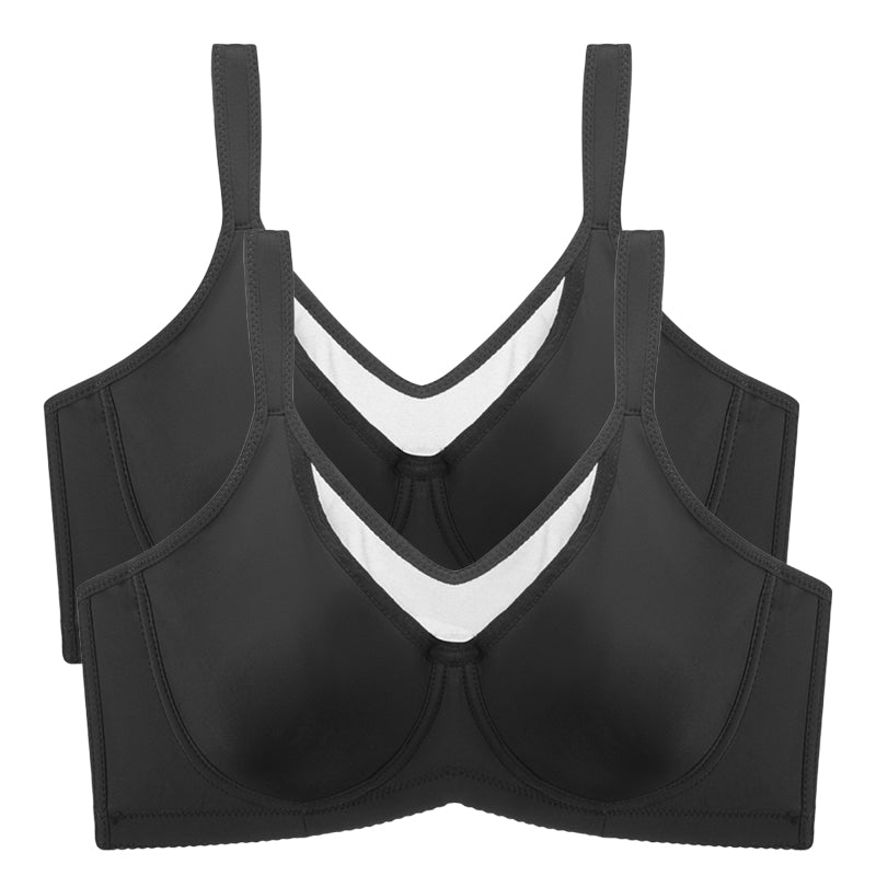 ⏳Last Day Special Price £7.49💐Women's Elegant Sheer Full Coverage Non-padded Plus Size Bra