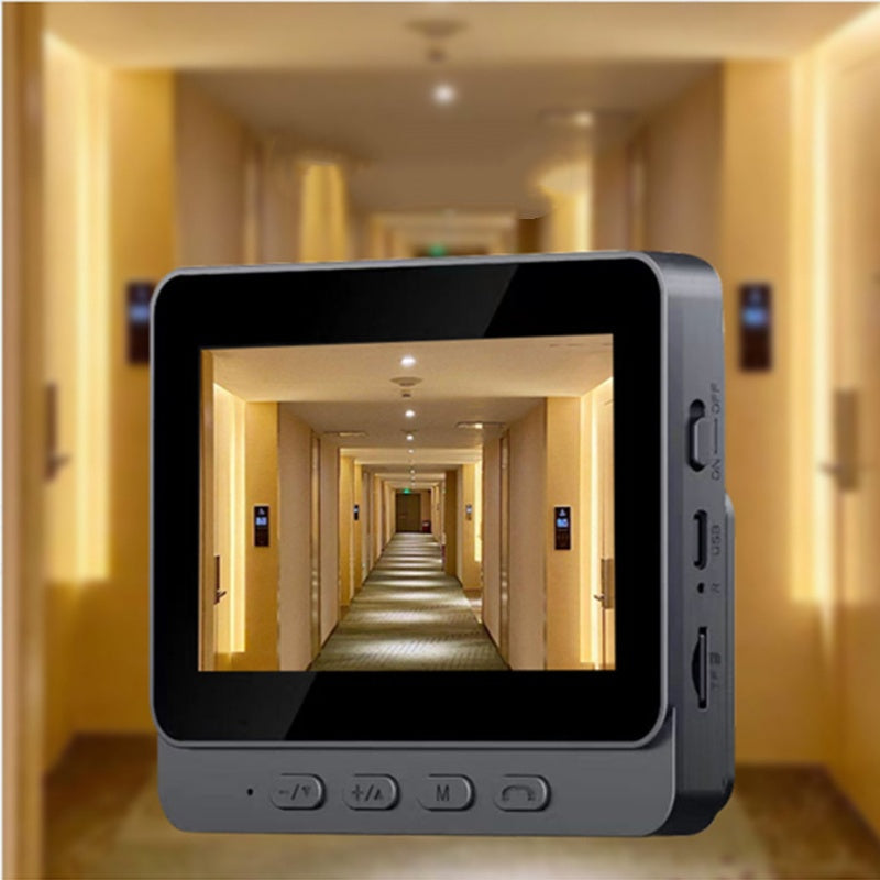Wireless Doorbell Camera: 1080P, 170° viewing angle, 4.3-inch screen, IPX65 outdoor waterproof, night vision