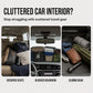 Car Ceiling Storage Bag with Adjustable Buckles